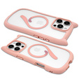 Case for iPhone 16 Pro, for MagSafe, Cute Cat, pink + Screen Glass