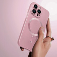 Case for iPhone 16 Pro Max, ColorMag, for MagSafe, pink