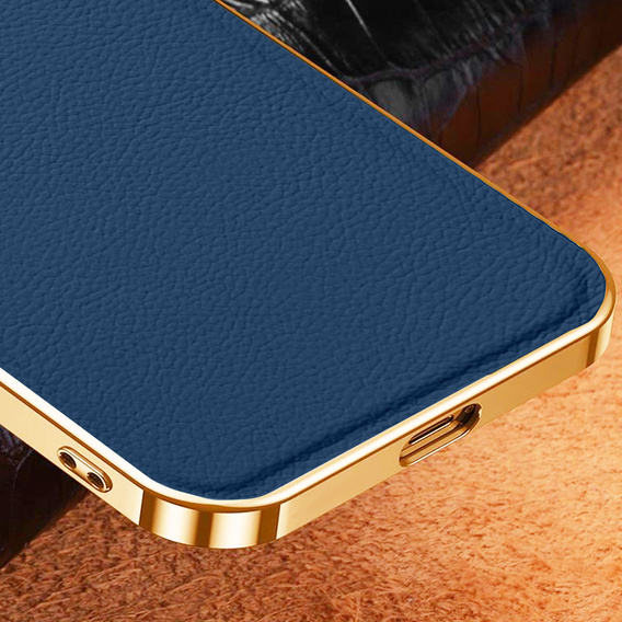 Case for Samsung Galaxy S23 Ultra, Cowhide Leather, dark blue