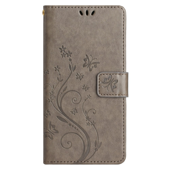 Flip case for Samsung Galaxy A14 4G/5G, Mandala Flower, grey