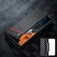 Flip case for Samsung Galaxy S23 Ultra, Carbon LC.IMEEKE, black