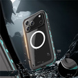 Case for iPhone 17 Pro Max, IP68 waterproof, SHELLBOX MagSafe, blue