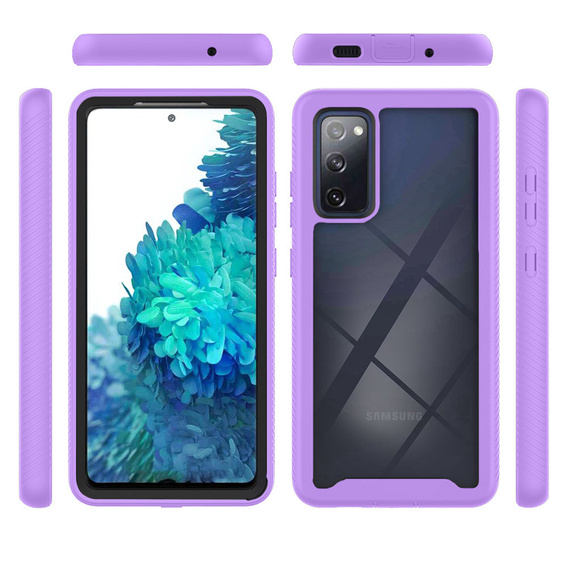 Case for Samsung Galaxy S20 FE, Shockproof, with film, purple