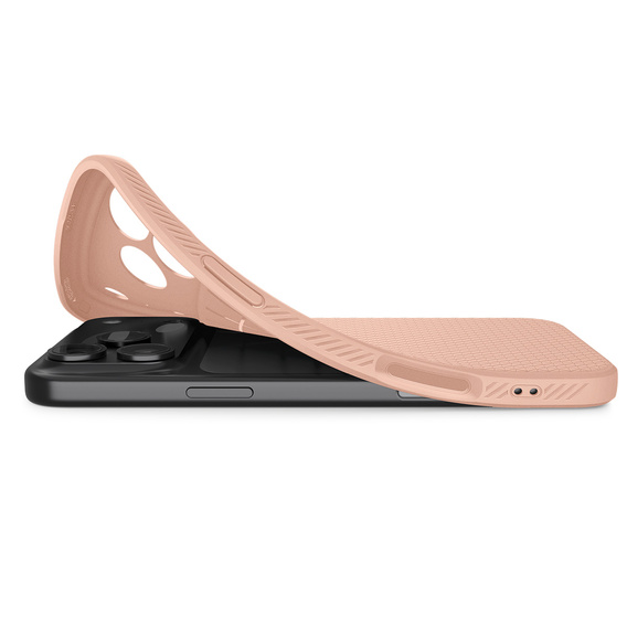 Spigen Liquid Air case for iPhone 17 Pro Max, Rose Titanium