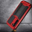 Armored case for Samsung Galaxy S23 Plus, R-JUST CamShield Slide, red