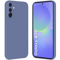 Case for Samsung Galaxy A36 5G, Silicone Lite, dark blue