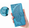 Flip case for Oppo A40 / Oppo A40m, Butterfly, blue