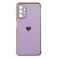 Case for Samsung Galaxy A13 5G, Electro heart, purple