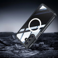 Case for Samsung Galaxy A16, Shockproof, with glass, for MagSafe, black