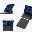 Case + keyboard iPad Pro 12.9" 2022/2021/2020 (6/5/4 gen.), Dux Ducis Keyboard TouchPad, black