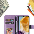 Flip case for Samsung Galaxy M15 5G, Mandala, purple