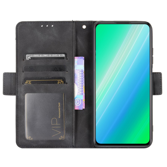 Flip case for Realme C53 4G, Card Slot, black