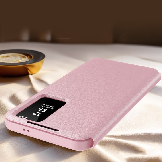 Flip case for Samsung Galaxy S24 Ultra, Smart View Wallet, pink