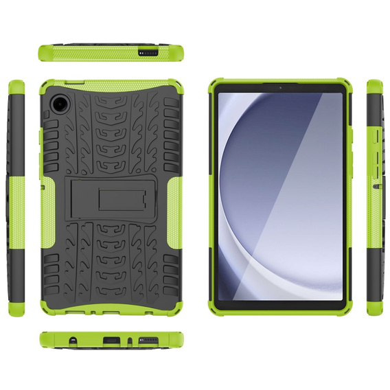 Case for Samsung Galaxy Tab A9, Tire Armor, green