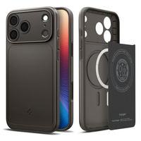 Spigen case for iPhone 17 Pro, Thin Fit MagSafe, Gunmetal