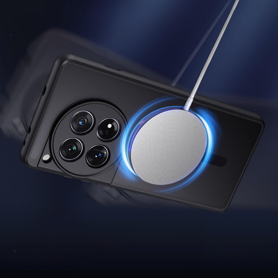 Case for OnePlus 12, for MagSafe, ERBORD Matt Case, black