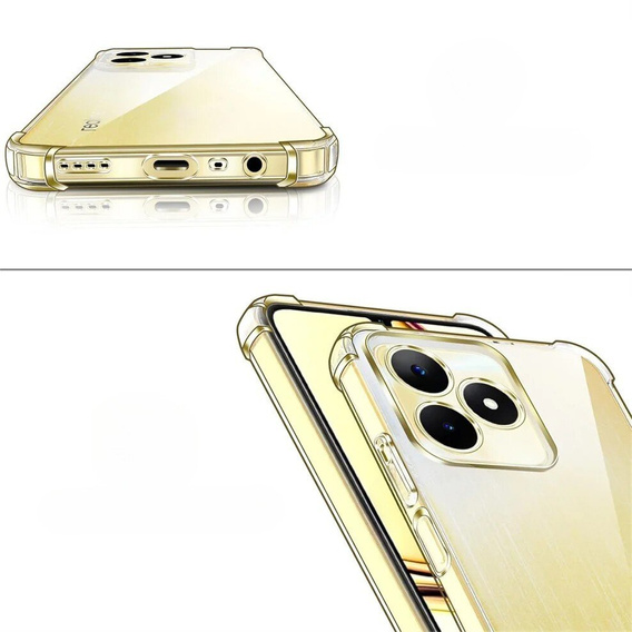Case for Realme Note 50, Dropproof, transparent