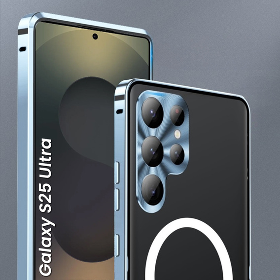 Camera Protection Case for Samsung Galaxy S25 Ultra, CamShield MagSafe, blue