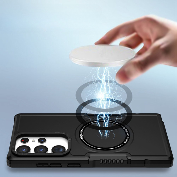 Case for Samsung Galaxy S23 Ultra, Protective MagSafe, black