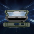 Armored case for Samsung Galaxy S23 FE, Dexnor Full Body (Two Frames), green