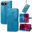 Flip case for T Phone 3 5G, Butterfly, blue
