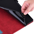 Case for Xiaomi Redmi Pad SE 8.7, Classic, with space for stylus, red