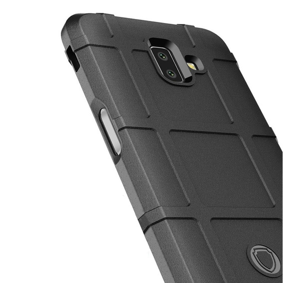 Case for Samsung Galaxy J6+ Plus, Rugged Shield, black