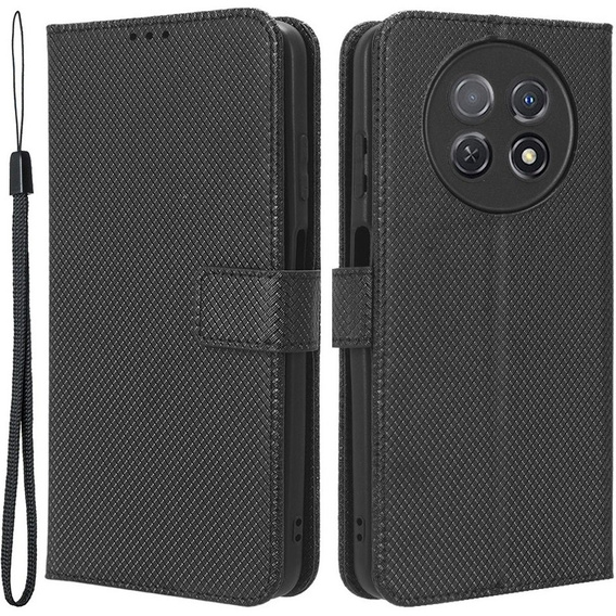 Flip case for Huawei Nova Y91 4G, Wallet Smart Magnet, black