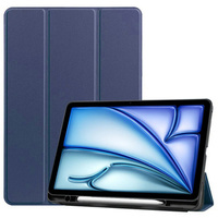 Case for Apple iPad Air 11" 6 gen. 2024 (A2902, Smartcase with stylus space, dark blue