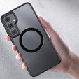 Case for Samsung Galaxy A55 5G, Fusion Hybrid, for MagSafe, black