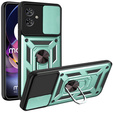 Case for Motorola Moto G54 5G, CamShield Slide, green
