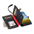 Flip case for Xiaomi Redmi 14C / Xiaomi Poco C75, Wallet Zipper Pocket, black