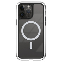 KZDOO Case for iPhone 16 Pro, Metal Frame, for MagSafe, silver