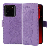 Flip case for Xiaomi 13T / 13T Pro, Butterfly, purple