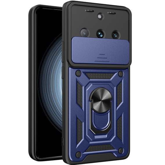 Case for Realme 11 Pro 5G / 11 Pro+ 5G, CamShield Slide, blue