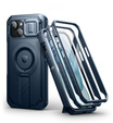 Armored case for iPhone 15, Dexnor CamProtect MagSafe, dark blue (Two frames)