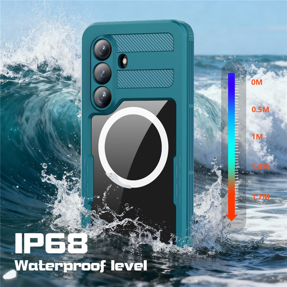 REDPEPPER waterproof case for Samsung Galaxy S26, blue