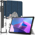 Case for Lenovo Tab P11 Pro Gen 2 TB132FU TB132XU 11.2", with flap, sleeping cat