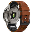 Quickfit leather strap for Garmin Fenix 5/6/6 PRO/7 Forerunner 965/955/945