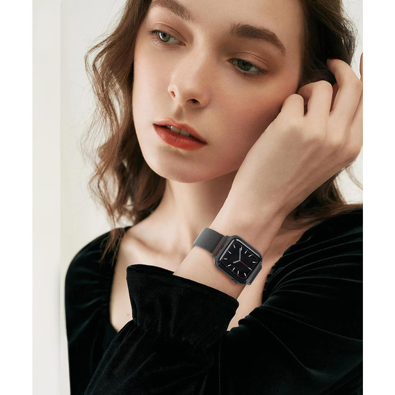 Milanese bracelet for Apple Watch 1/2/3/4/5/6/7/8/SE/ULTRA (42/44/45/49 MM) - Black