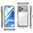 Shockproof case with glass for MagSafe for iPhone 17 Pro Max