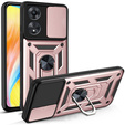 Case for Oppo A98 5G, CamShield Slide, pink rose gold