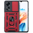 Case for Oppo A38 4G / Oppo A18 4G, CamShield Slide, red