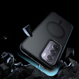 Case for Oppo Reno 12 Pro, for MagSafe, ERBORD Matt Case, black