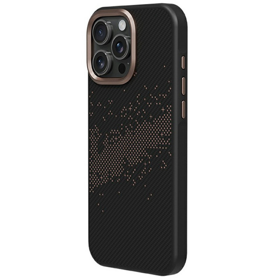 Case for iPhone 15 Pro Max, Milky Way, gold