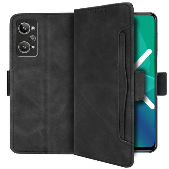 Flip case for Realme GT 2 / Realme GT Neo 2, Card Slot, black