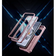Armored case for OnePlus 12, Dexnor Full Body (Two Frames), pink