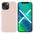 Case for iPhone 14 Plus, Silicone MagSafe, pink