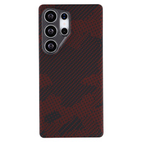 Case for Samsung Galaxy S25 Ultra, Aramid Fiber MagSafe, black / red