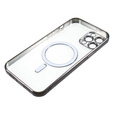 Case for iPhone 12 Pro, Electro MagSafe, black + Screen Glass